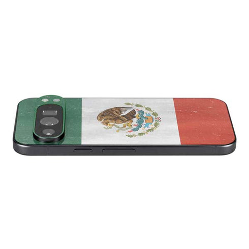 Mexico Flag Distressed Pixel 9 Pro XL Skin